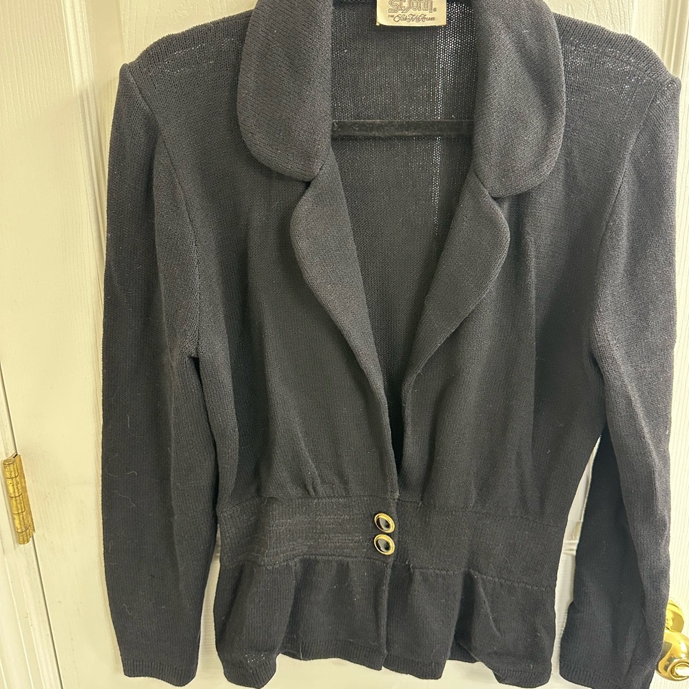 St John Knit Skirt Suit Set- size 8 jacket, size 4 skirt